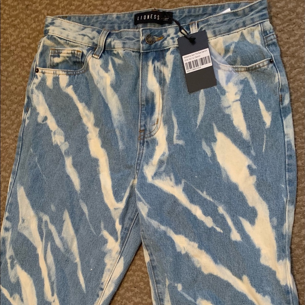 Princess Polly Alabama Jean Tie Dye Denim